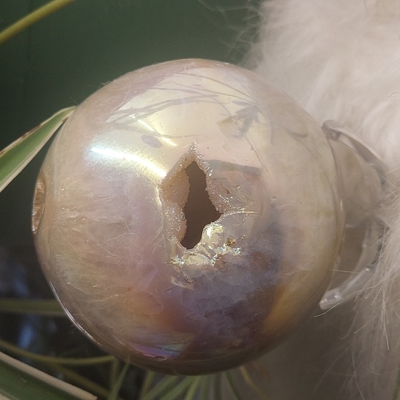 Angel Aura Quartz Healing Sphere - Picture 1 of 5